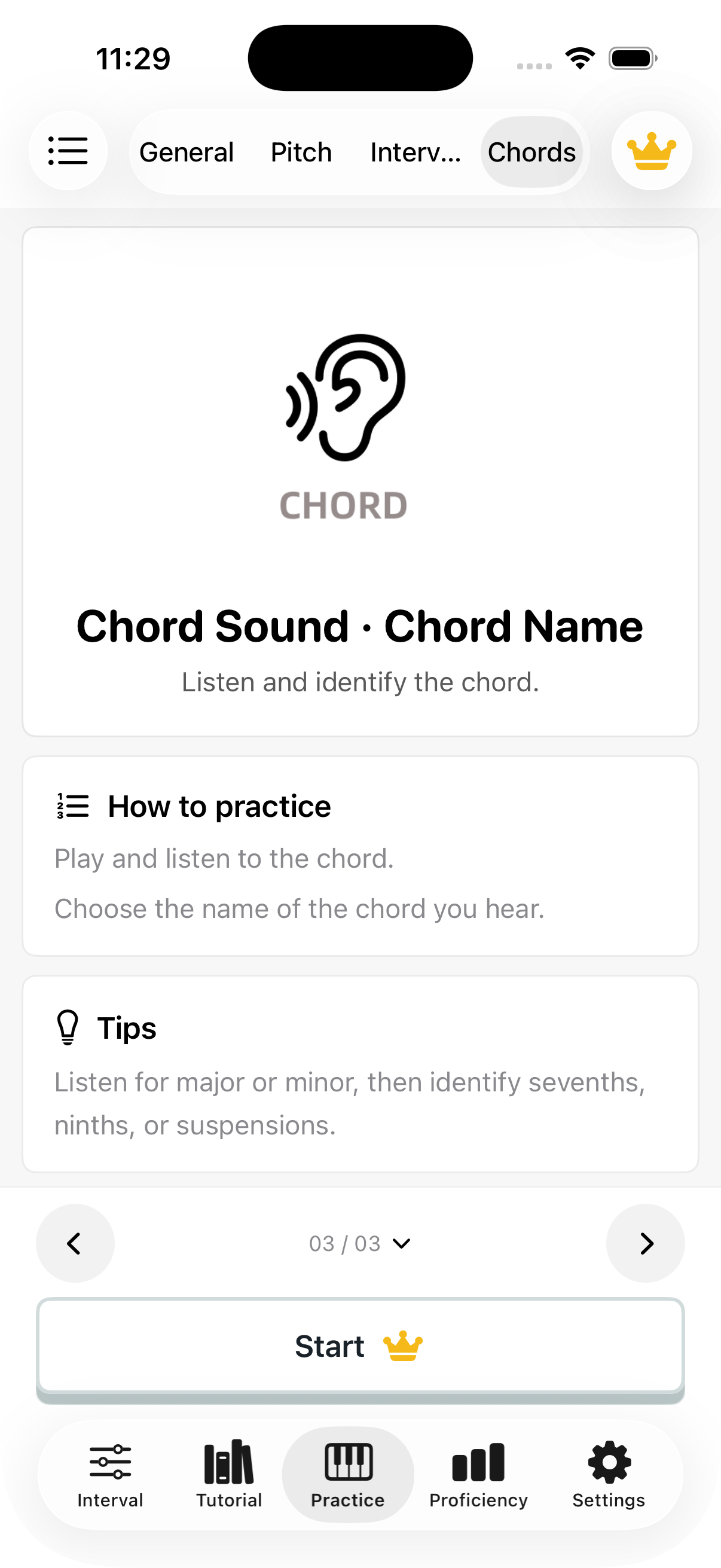 Chord sound to chord name: introduction